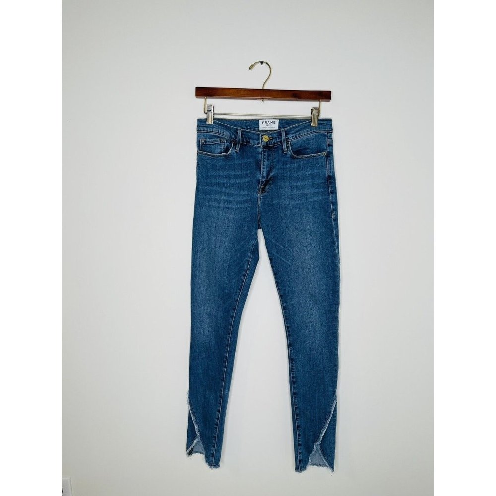 Frame Denim Women's Size 28 Le Skinny De Jeanne Mid-Wash Jeans